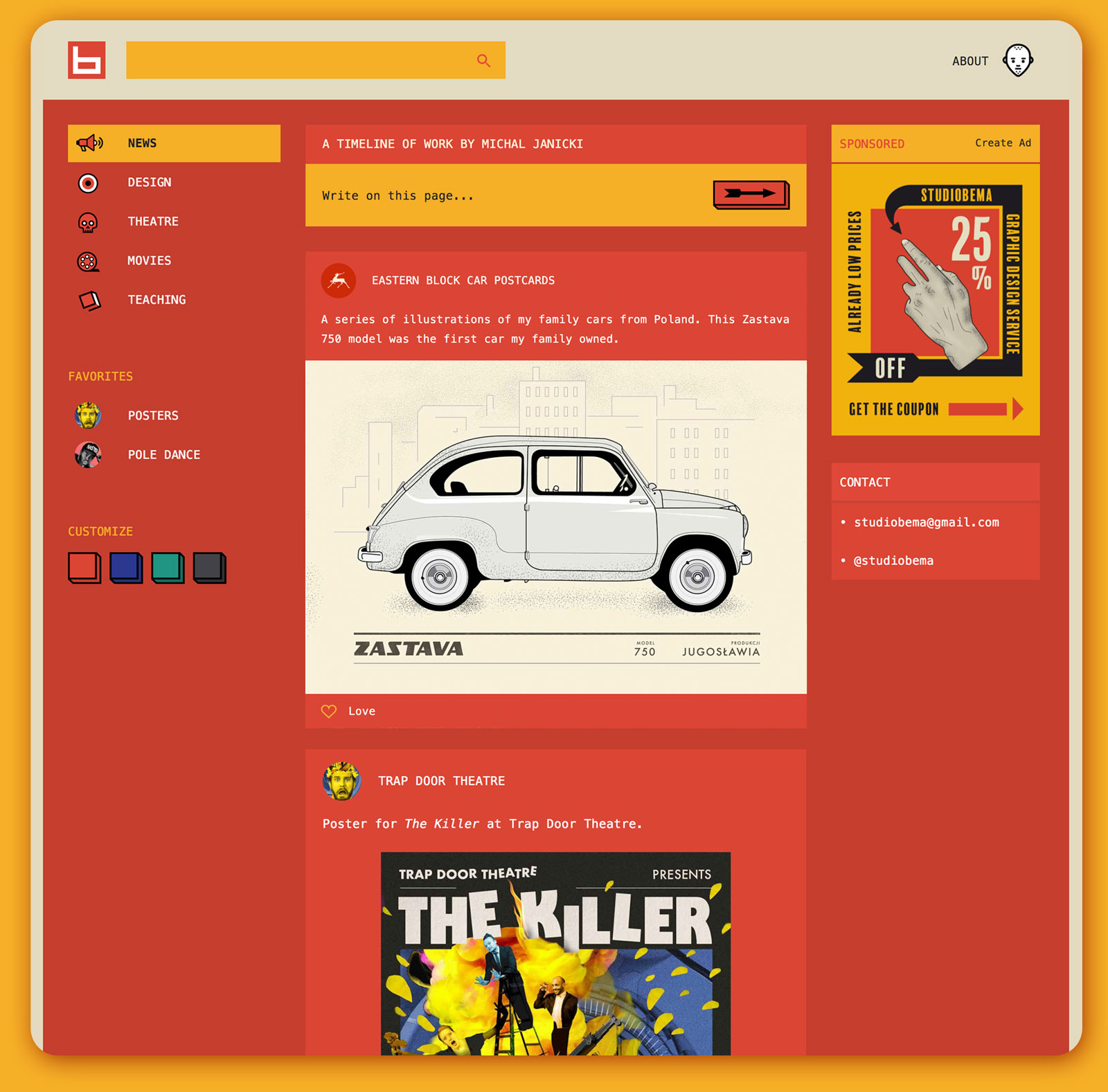 Studiobema Website