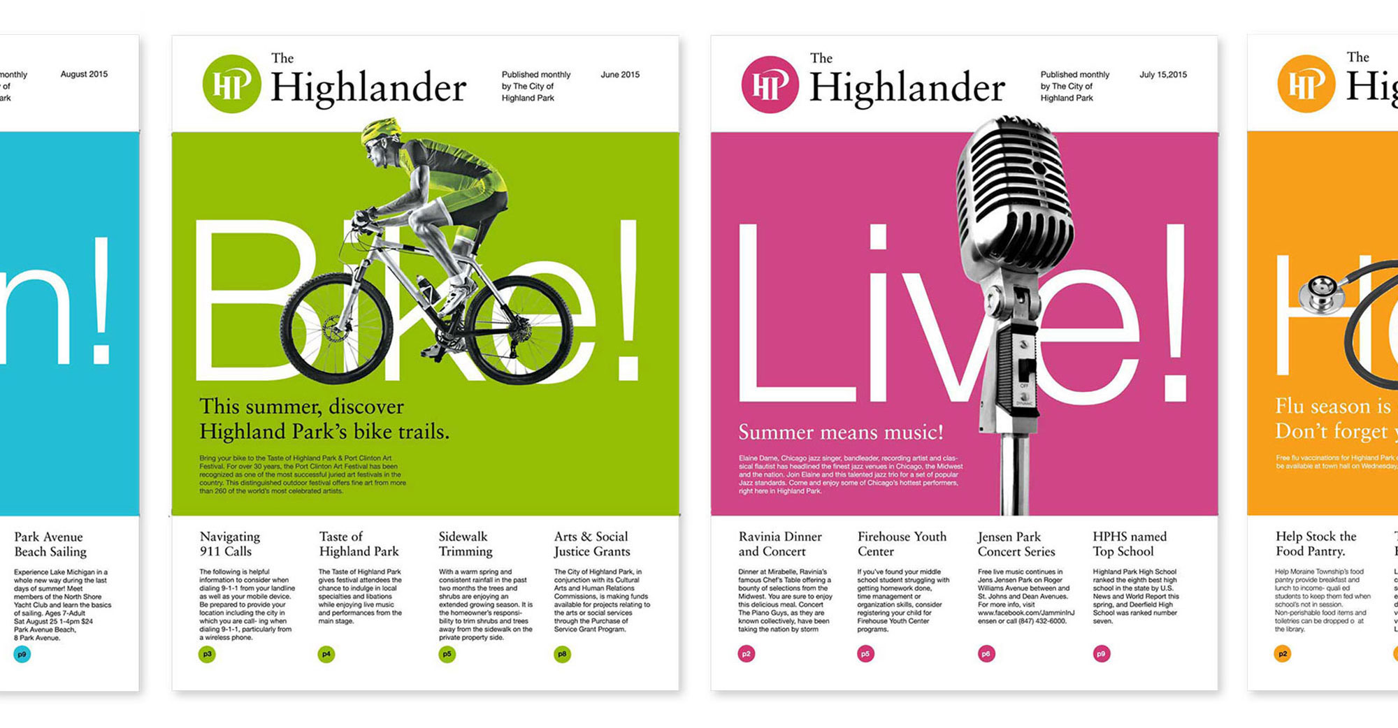 Publication design examples