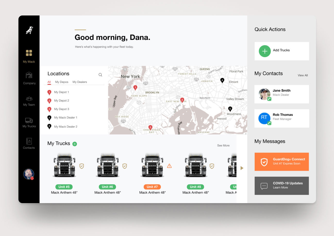 Mack Dashboard